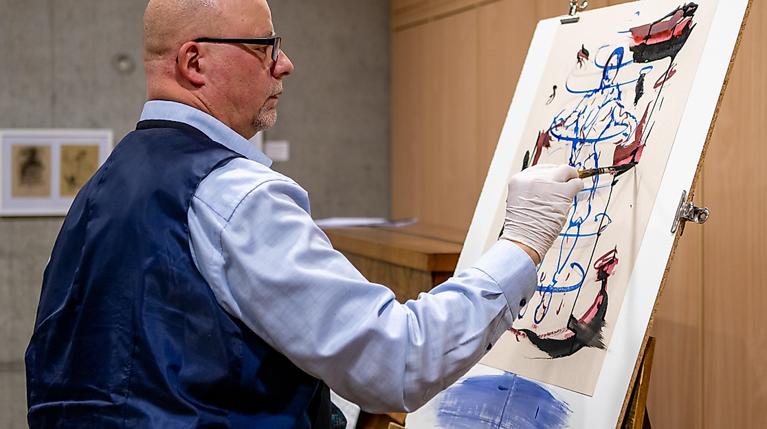 Michael Blümels Werksequenz „fliehendes licht“ zu Briefen von Rainer Maria Rilke