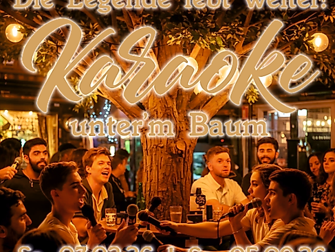 Flyer Karaoke unter'm Baum