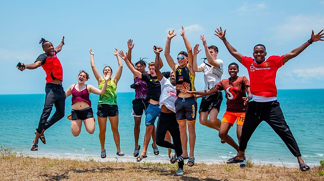 Volleyball-Austausch in Dar es Salaam