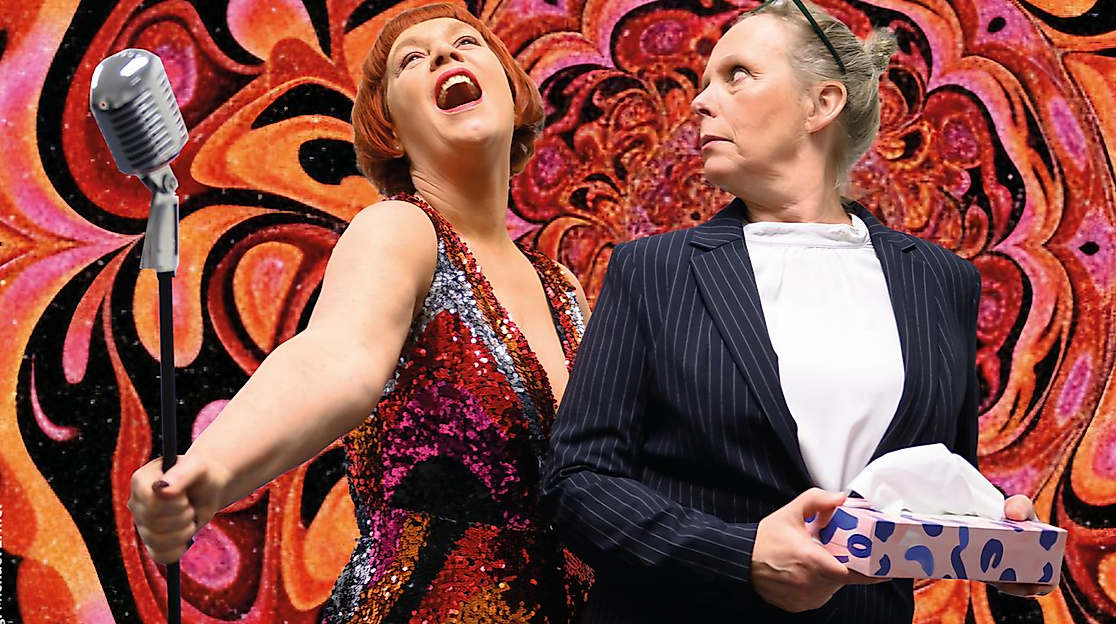 "Weiber,Wahnsinn und Gesang" Steffie Steup und Birgit Bockmann 
(v.l.n.r.)