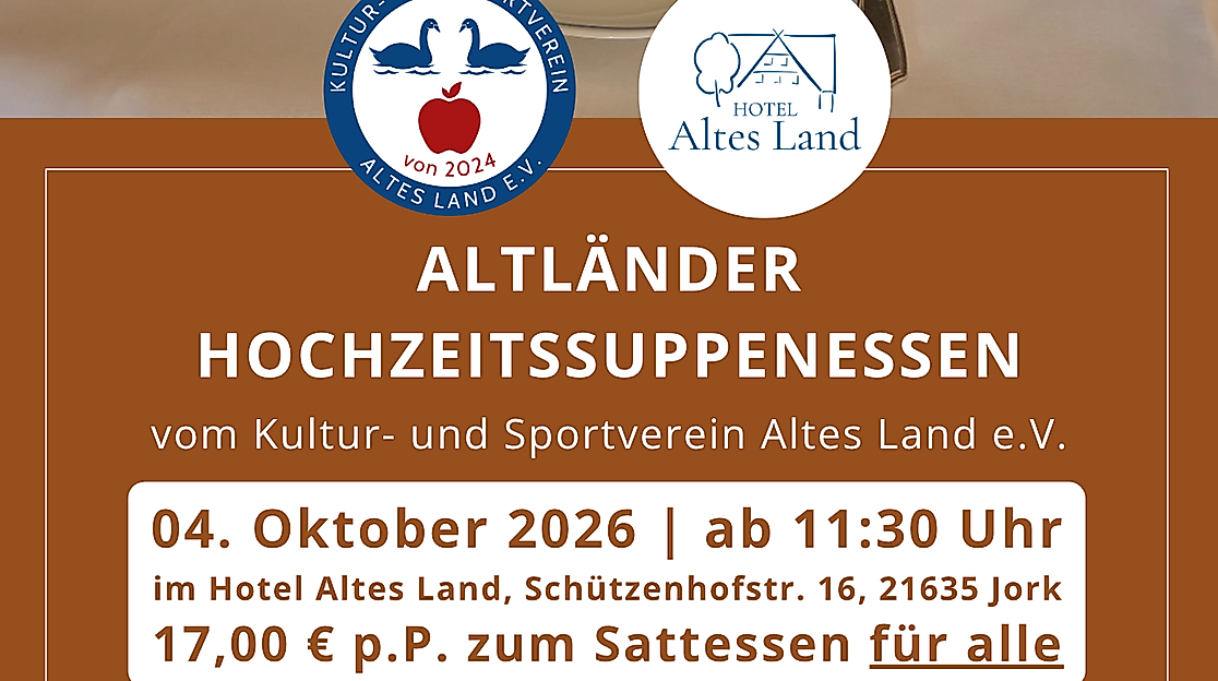 Altländer Hochzeitssuppenessen