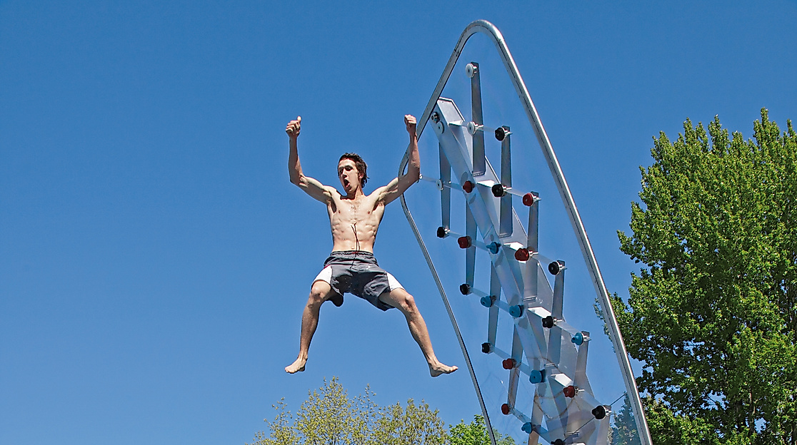 Kletterwand im Kombibad Billstedt