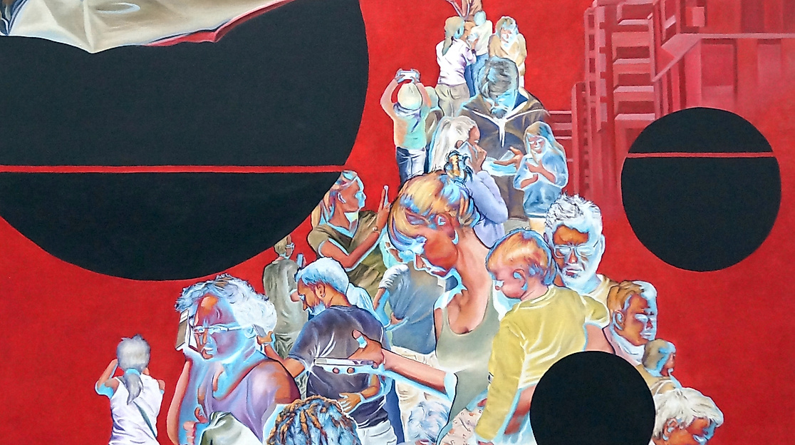 Detail von: Christa Donatius, Im Zustand der Schwebung, 2025, © VG Bild-Kunst, Bonn 2026