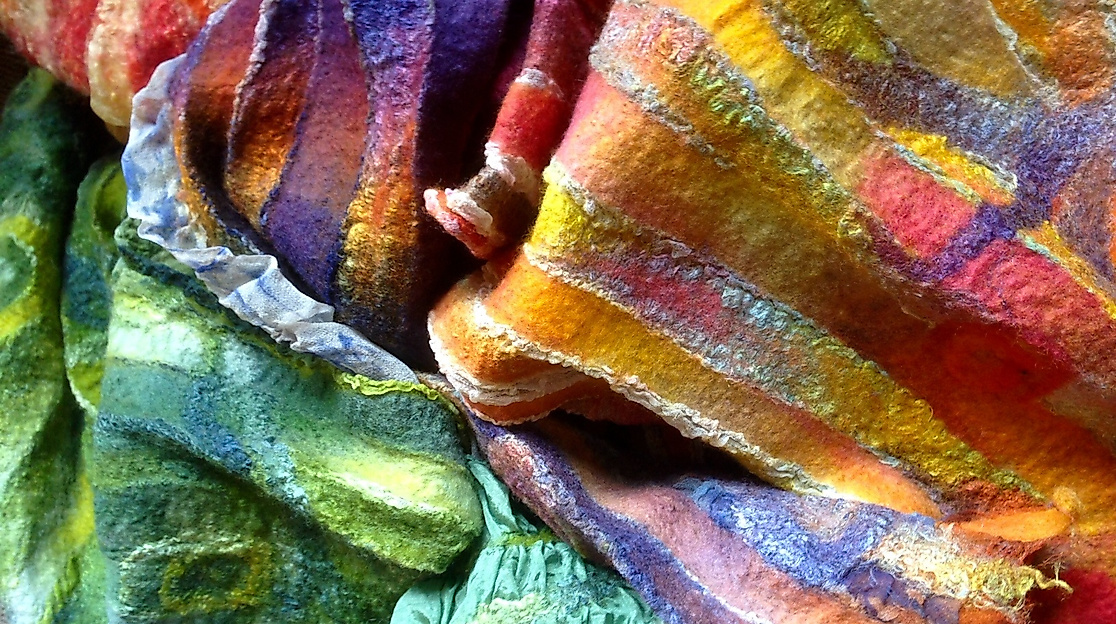 Kreativworkshop Wolle trifft Seide: luftiger Loop-Schal