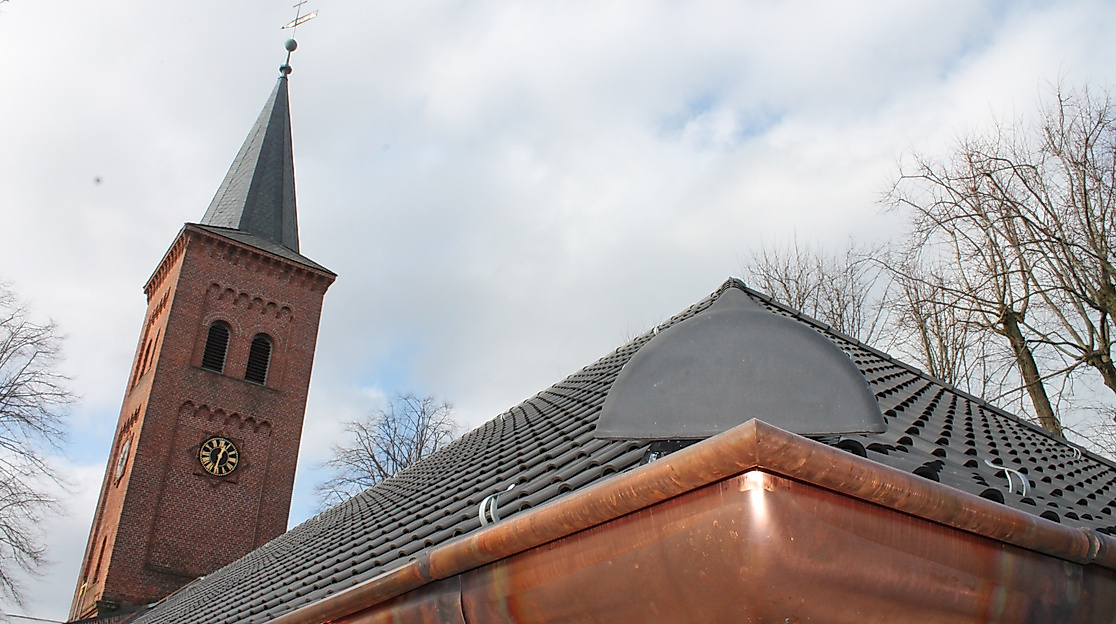 neues Dach der Marienkirche