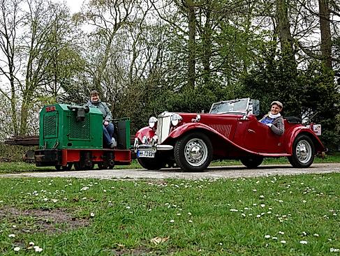 Diema DL6 und ein MG TD bei der Torfbahn