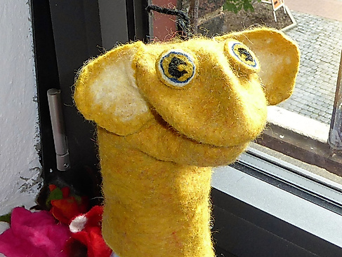 Filz-Handpuppe