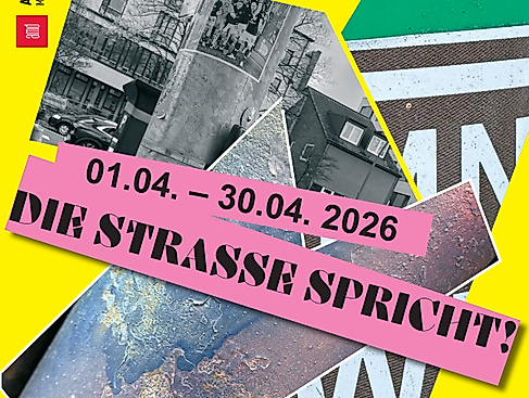 Plakat Die Staße spricht