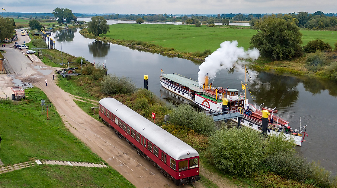 Kombifahrt mit HEIDE-Express und dem Raddampfer Kaiser Wilhelm