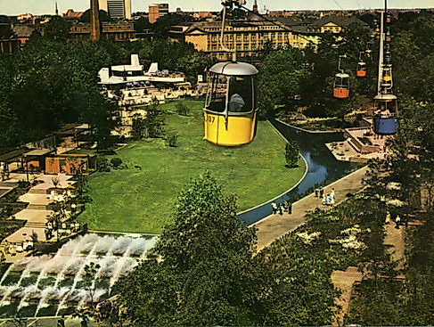 Seilbahn über das Gelände der IGA 1963