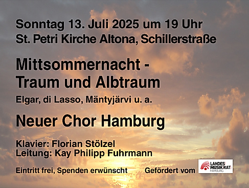 NCHH Mittsommernacht Konzert 13Juli2025 19 Uhr