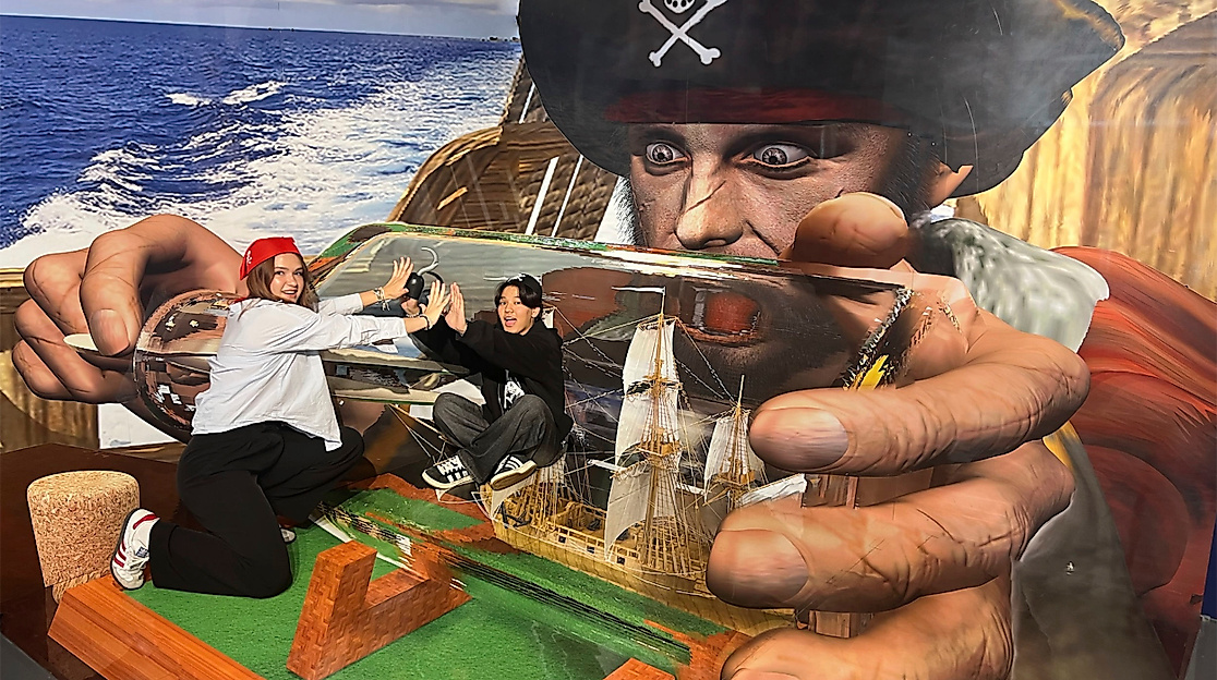 Mindways 3D TrickArt Buddelschiff Foto Mindways GmbH