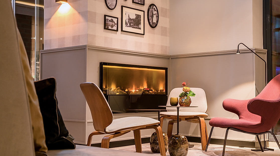Best Western Premier Hotel Alsterkrug Hamburg: Kamin