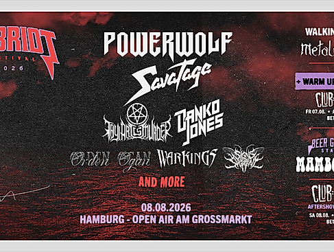 Elbriot Festival 2026 - mit Powerwolf, Savatage und vielen mehr!