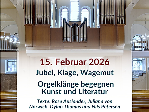 Orgelfrühling 2026 St. Marien Petersen Plakat