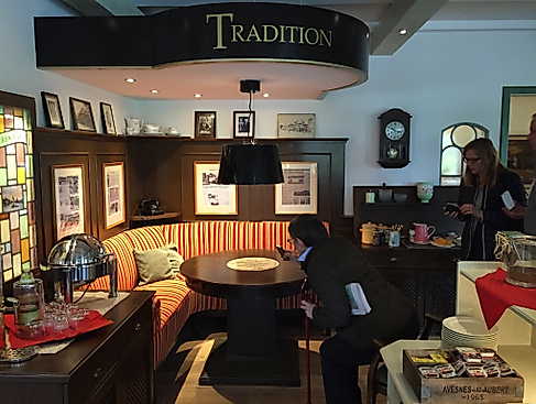 Verhandlungstisch im Landgasthof Hoheluft