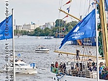 Begleitfahrt der großen Einlaufparade