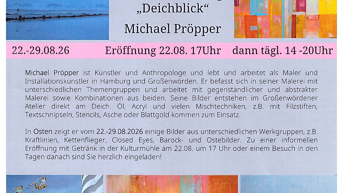 Kunstausstellung "Deichblick"