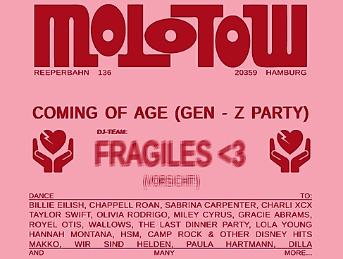COMING OF AGE! (GEN-Z PARTY)