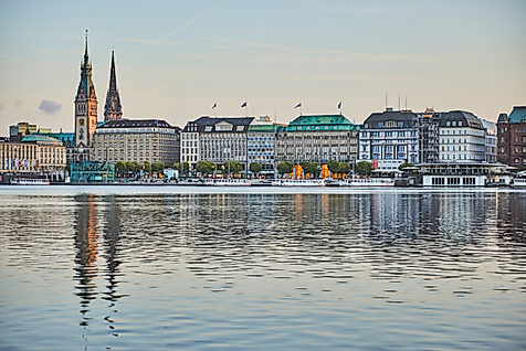 Binnenalster in Hamburg