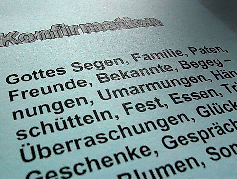 Konfirmationsgottesdienst in Gnutz; Pn. Trede