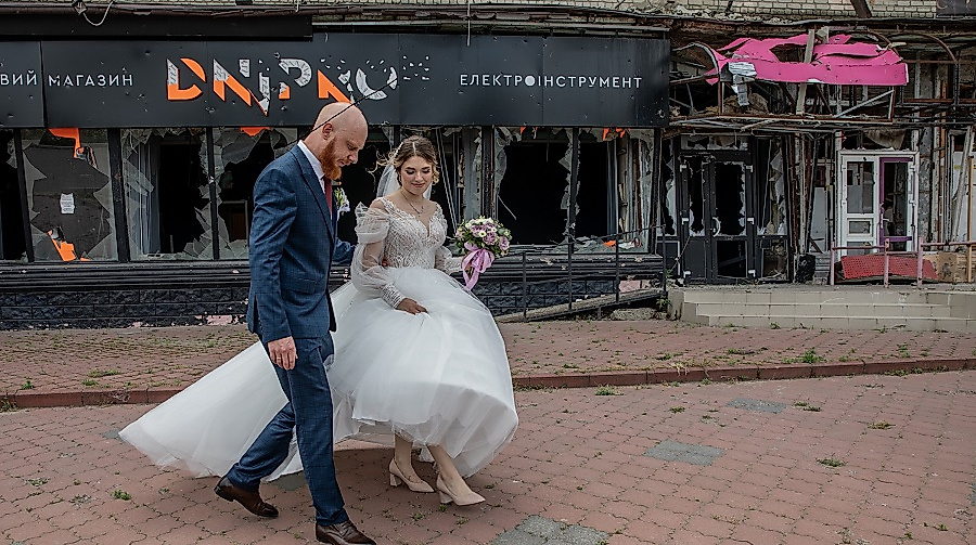 Hochzeit in Isjum