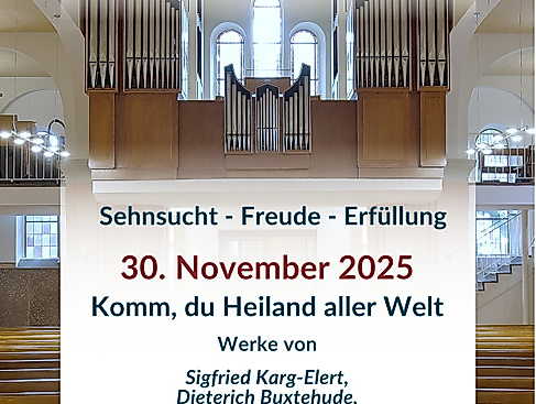 Orgelherbst 2025 St. Marien Haiawi Plakat