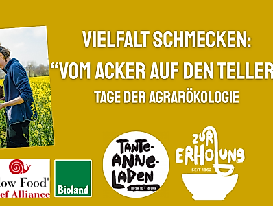 Vielfalt schmecken - vom Acker auf den Teller