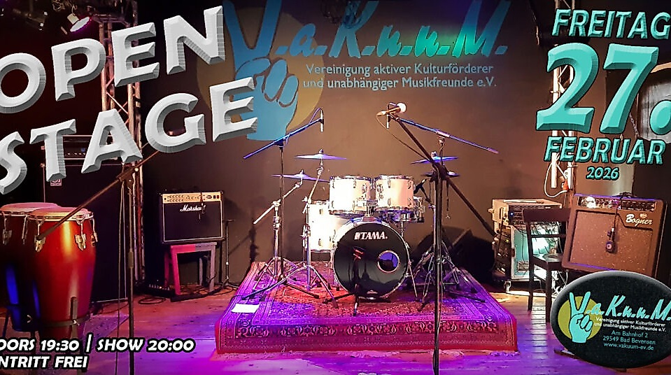 OPEN STAGE im VaKuuM