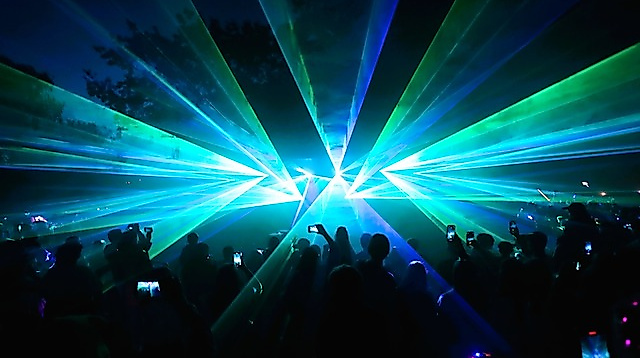 Grömitzer Sommernächte - Lasershow im Kurpark