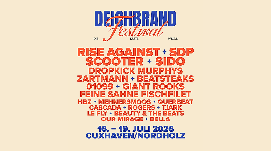 All Days + Camping + Frühanreise - DEICHBRAND Festival 2026