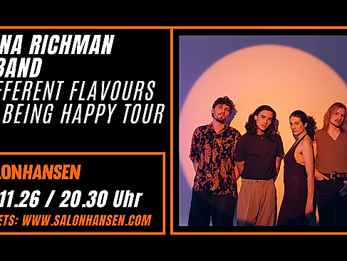 MINA RICHMAN & Band - Different Flavours Of Being Happy - Tour