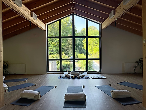 Der wunderschöne Raum in der Gronenberger Mühle für die Gruppen Sound Meditation