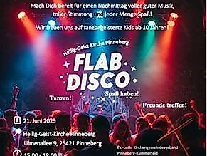 Flyer zur FLAB DISCO