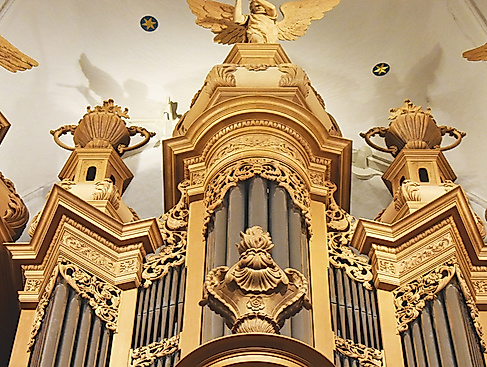 Oberwerk große Orgel in St. Katharinen