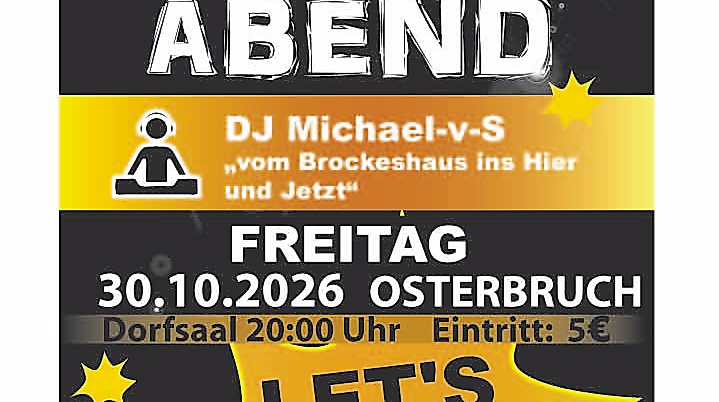 DISKO TANZ ABEND