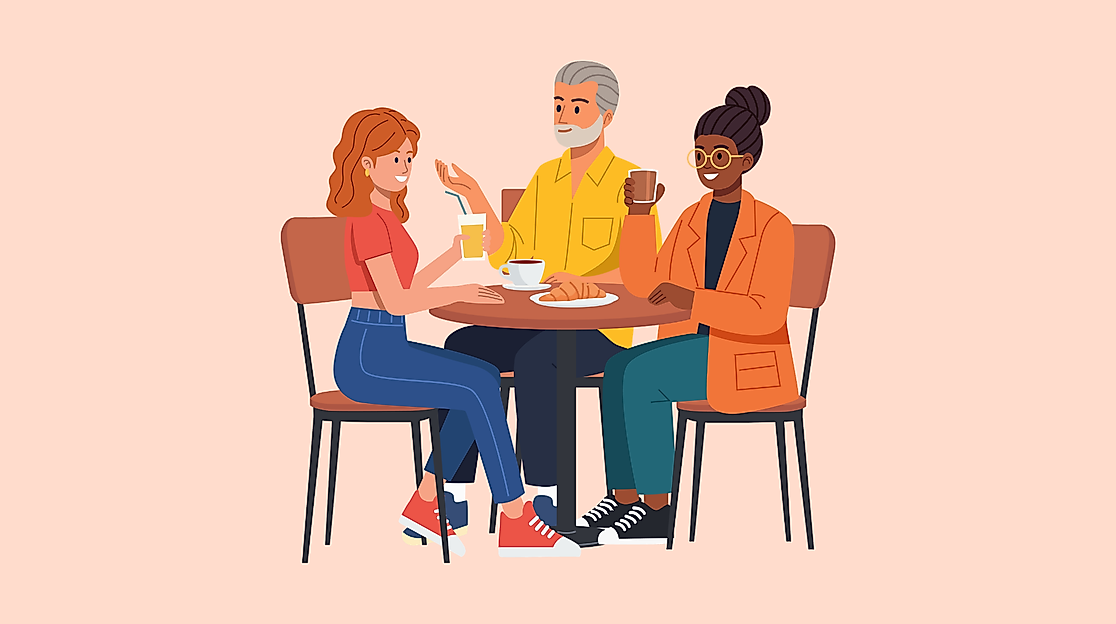 Seniorencafé im Sitzungsaal der Gemeinde