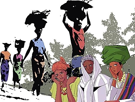 Titel „Rest for the Weary“ von der Künstlerin Gift Amarachi Ottah