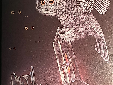 Valentine Hugo: La Vérité tomberait du ciel sous la forme d‘un harfang (Die Wahrheit würde in Gestalt einer Schneeeule vom Himmel fallen), 1932.
