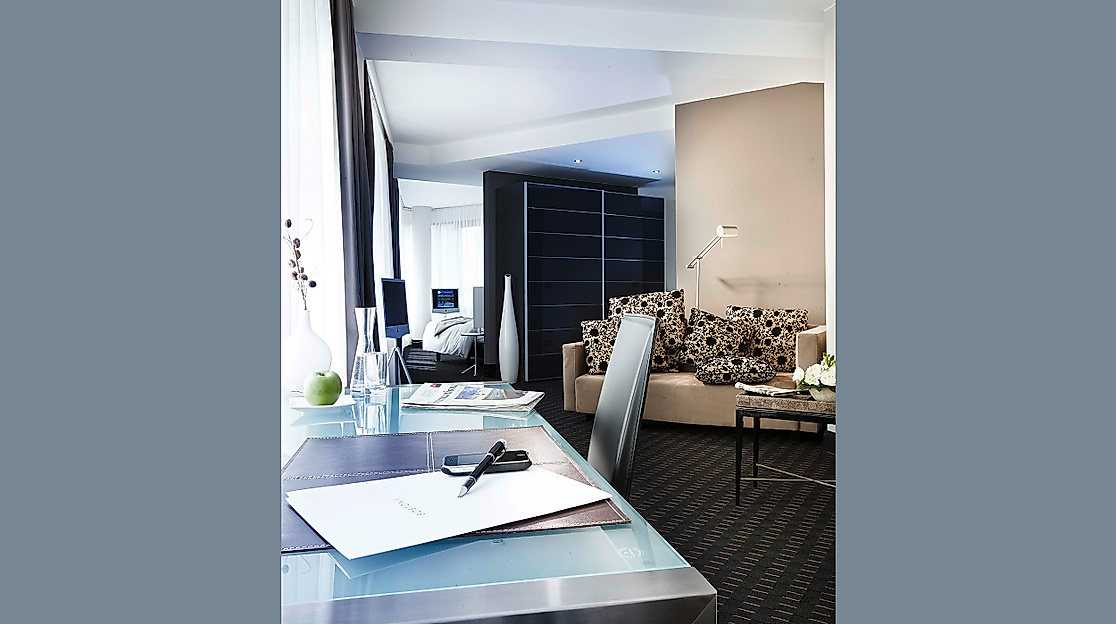 Hotel Boston Hamburg: XL Design Wohnbereich