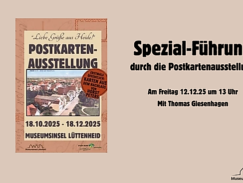Spezial-Führung durch die Postkartenausstellung