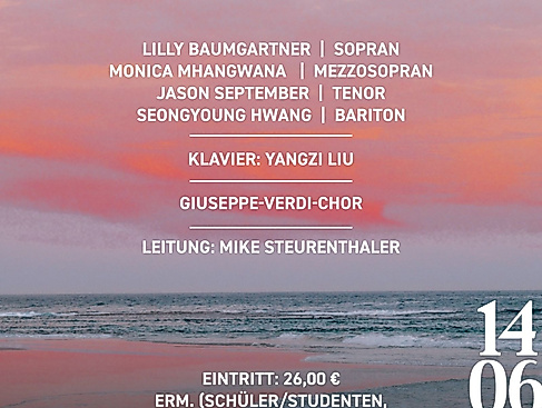 Konzertankündigung "Deutsche Romantik"