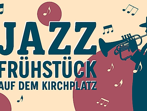 Motiv Jazz Frühstück auf dem Kirchplatz