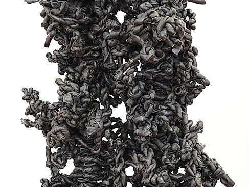 Frieder Falk, kuddelmuddel,  2023, Detail; Foto: Manfred Wigger