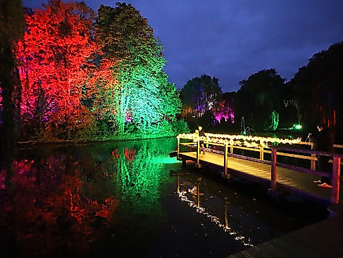 Lichtermeer im Kurpark