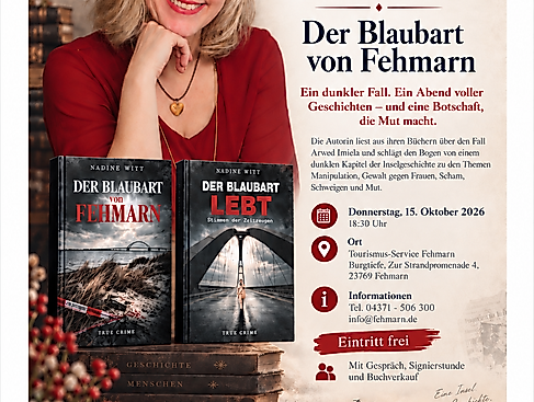 Lesung mit Nadine Witt – Der Blaubart von Fehmarn