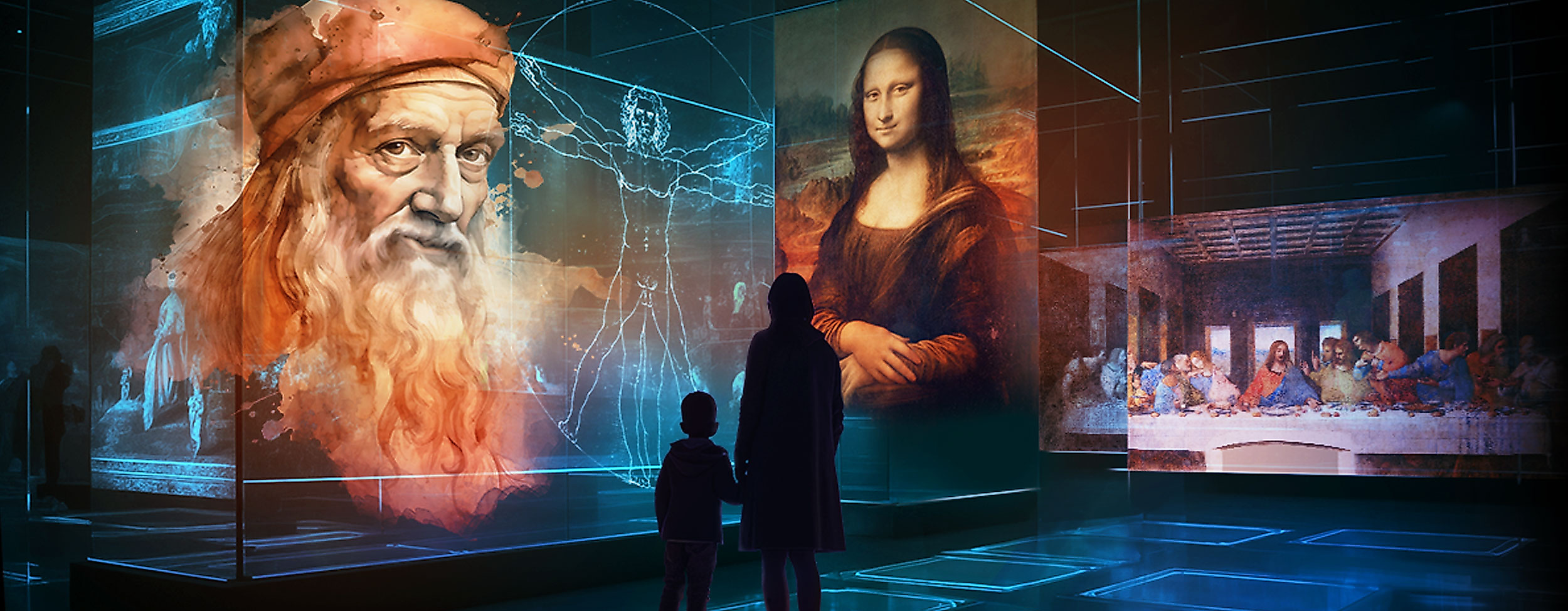 Leonardo da Vinci: Immersive Ausstellung in den Gaußhöfen