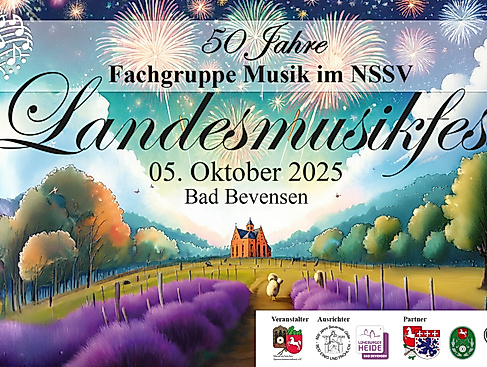 Plakat Landesmusikfest 2025 / Bad Bevensen
