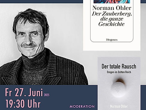Norman Ohler 27.06.25 PLAKAT Zauberberg_
