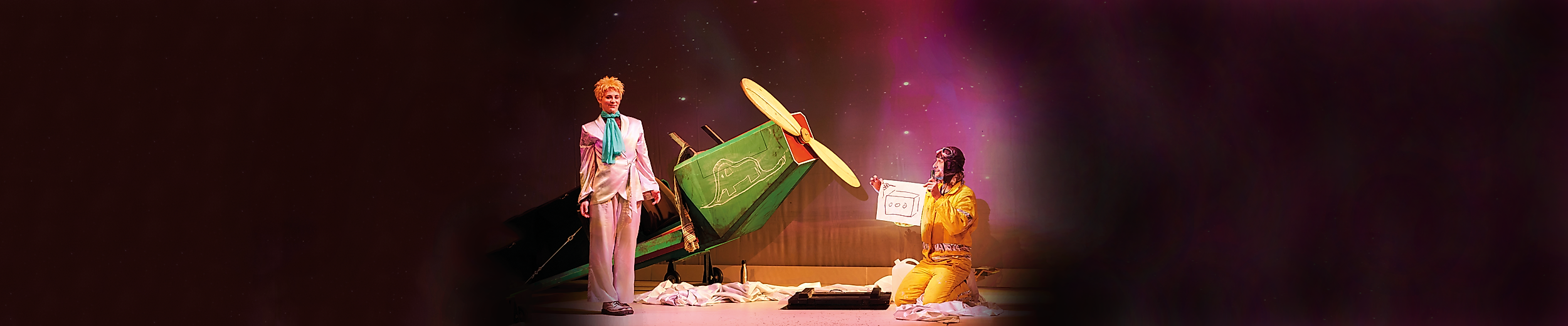 Ausschnitt aus dem Theaterstück Der Kleine Prinz aus beim St. Pauli Theater in Hamburg